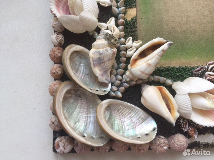 Рамка ракушки ручная работа