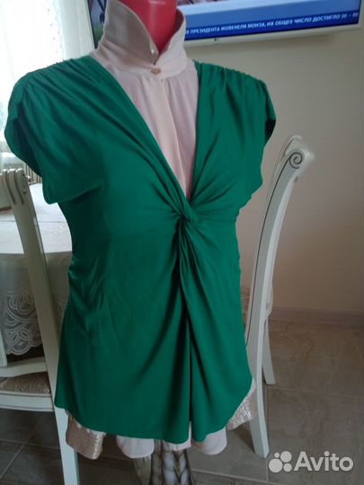 Разные оттенки зелёного, вискоза