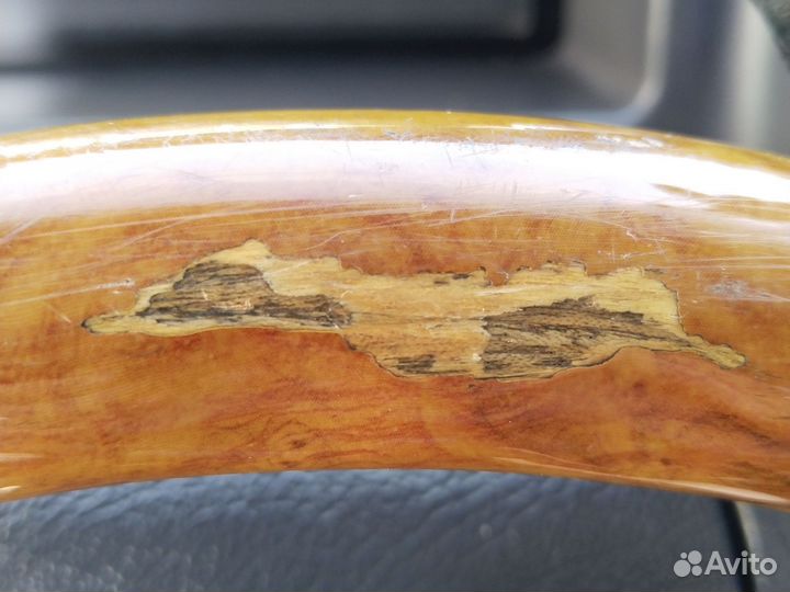 Руль оригинал с натуральным деревом мерседес