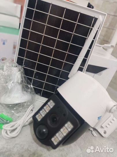 Солнечная панель блок аккумуляторов и 4G камера