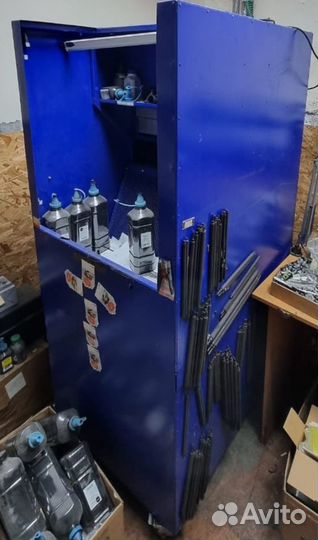 Заправочная станция для очистки картриджей