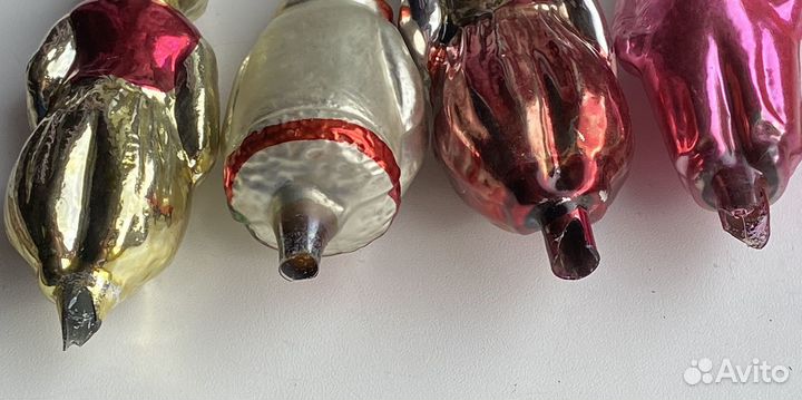 Елочные игрушки СССР на прищепке