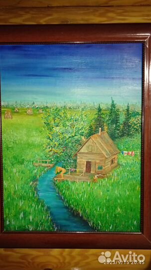 Картина маслом живопись пейзаж