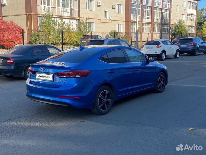 Hyundai Elantra 2.0 AT, 2018, 131 000 км