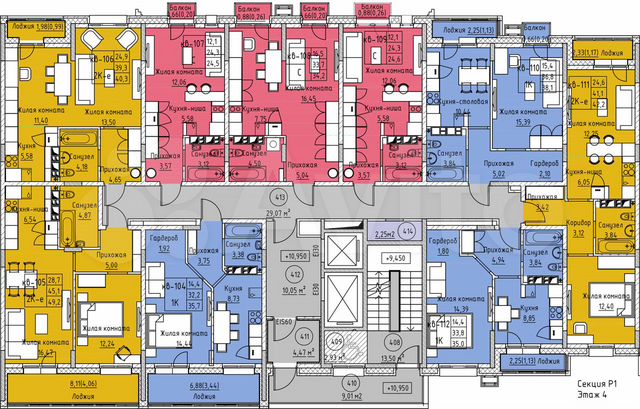 1-к. квартира, 35,7 м², 4/12 эт.