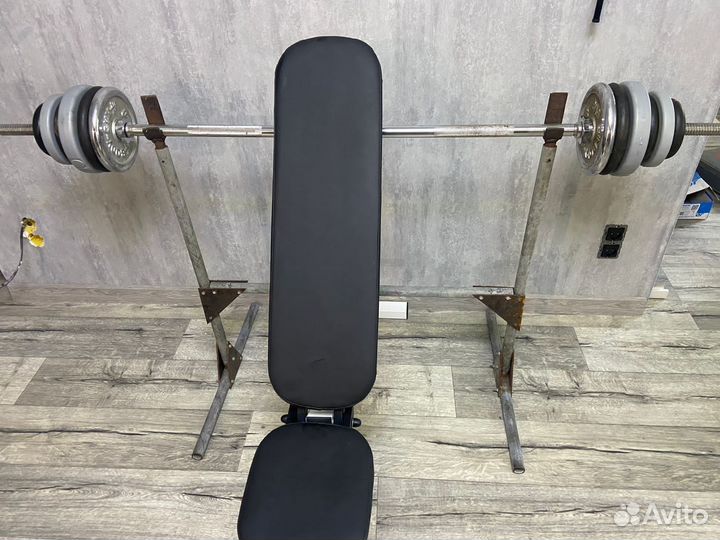 Стойка для штанги штанга скамья