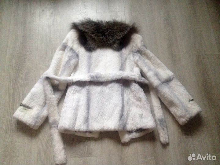 Полушубок кролик с песцом
