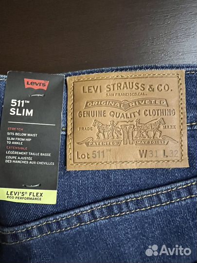 Джинсы levis 511