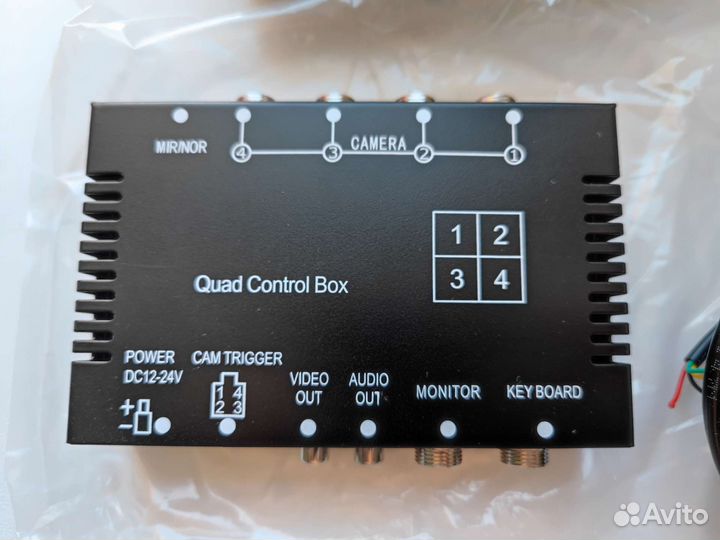 Видеосистема для автомобиля на 4 камеры