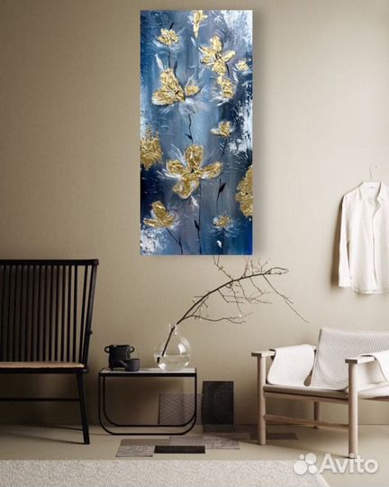 Интерьерная Картина маслом на холсте