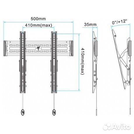 Кронштейн для LCD/LED тв 32