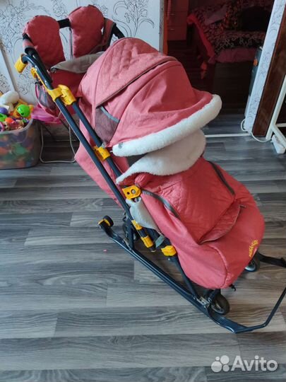 Санки коляска ника 7