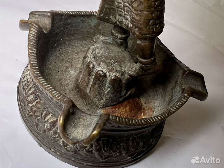 Будда Апсара бронза статуэтка Индия