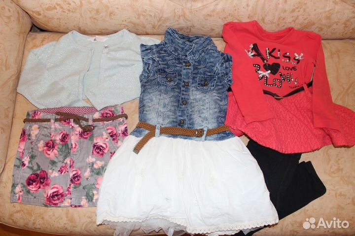 Одежда для девочки пакетом 98-104