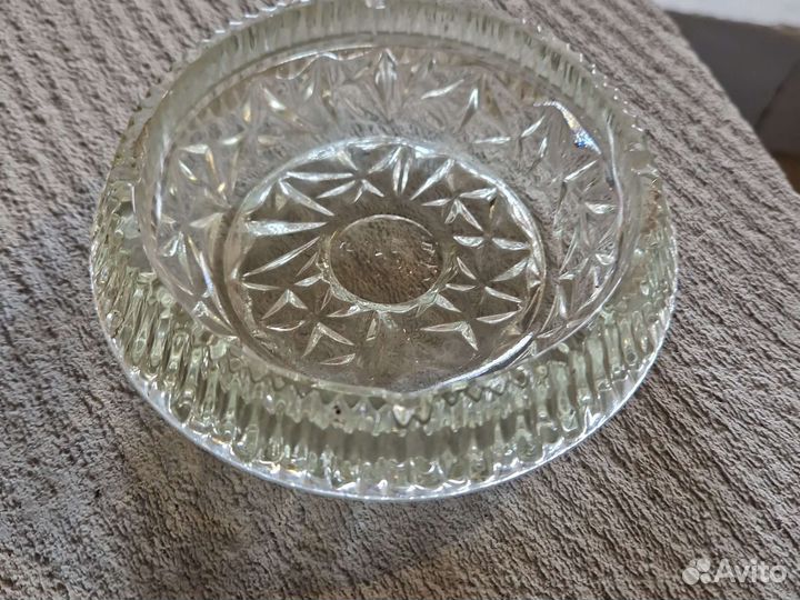 Пепельница хрустальная СССР