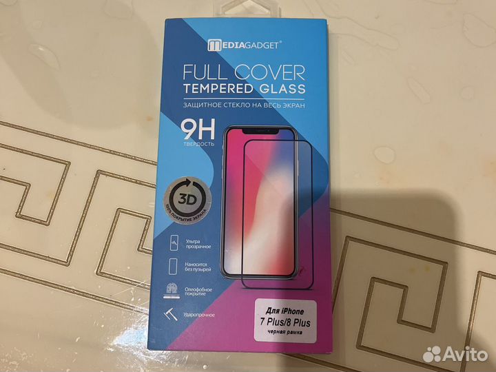 Защитное стекло iPhone 7 plus 8 plus