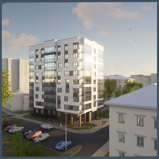 2-к. квартира, 61,6 м², 7/9 эт.