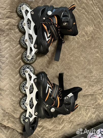 Детские раздвижные ролики 30 33 размер