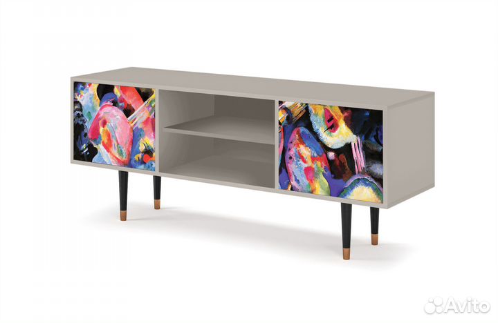 Тв-тумба T2 - Сатин - Kandinsky