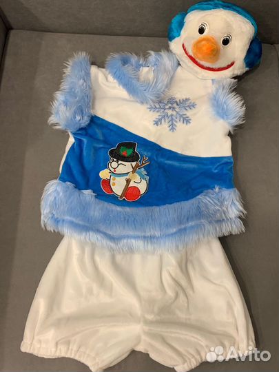 Новогодний костюм снеговика