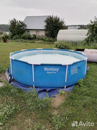 Каркасный бассейн бу