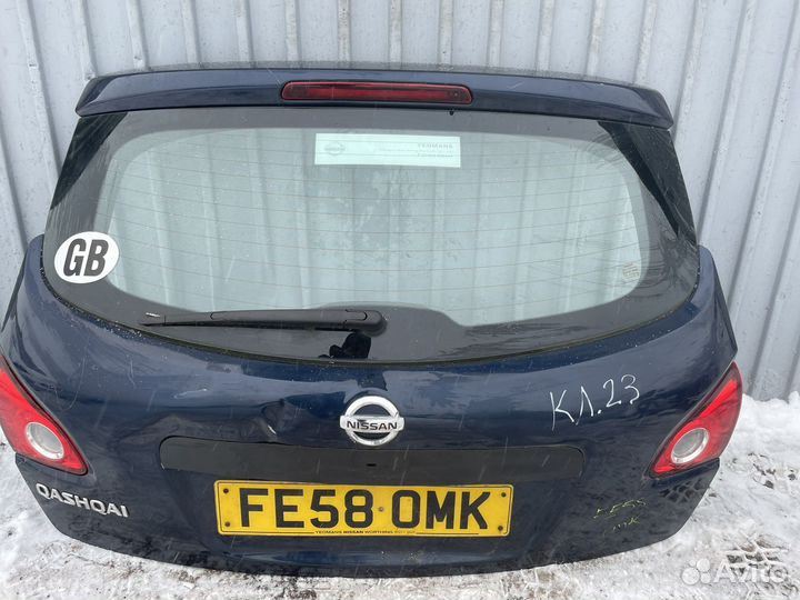 Nissan qashqai j10 крышка багажника