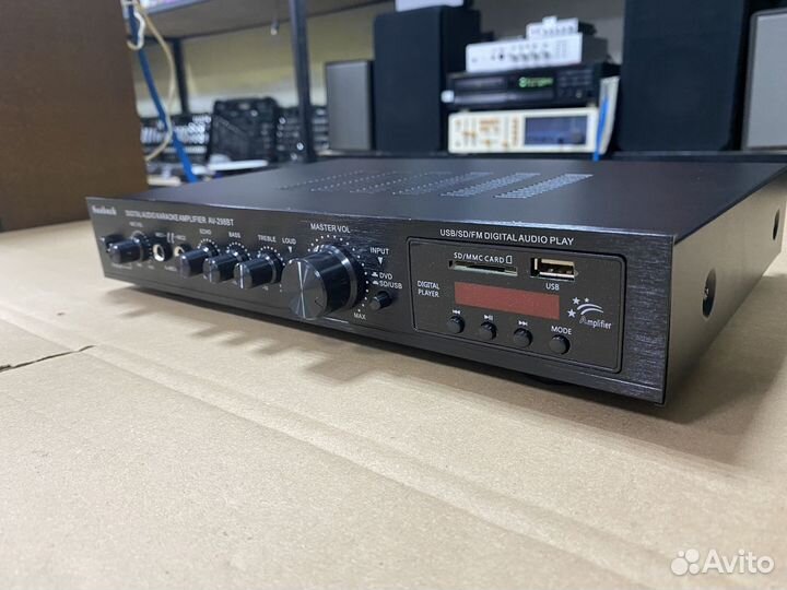 Аудио усилитель звука Bluetooth Sunbuck AV-298BT