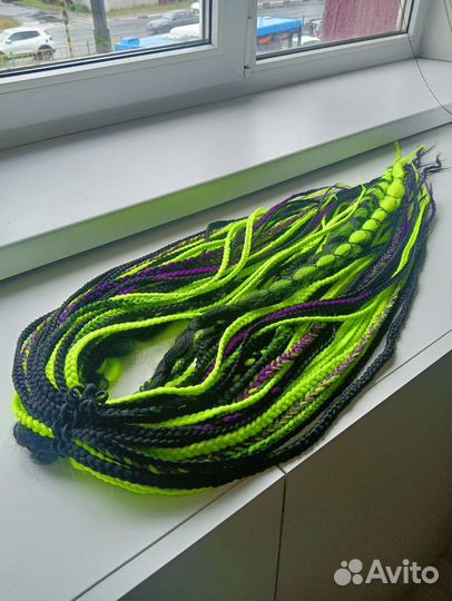 Дреды микс комплект де косы