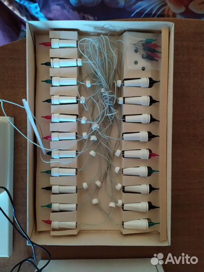 Электрогирлянда, переключатель гирлянд,звезда СССР