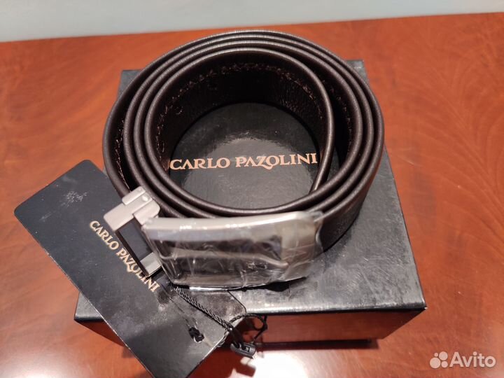 Мужской кожаный ремень Carlo Pazolini оригинал