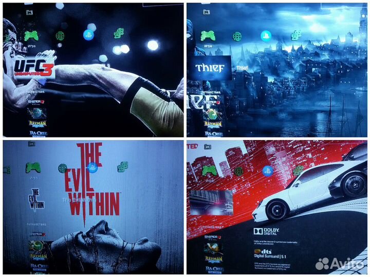 Sony PS3 slim 1000GB 200 игр