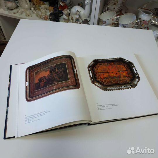 Чудесный альбом русский расписной поднос