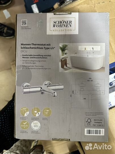 Смеситель с термостатом Schöner Wohnen