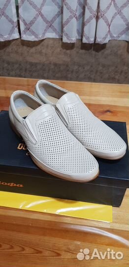 Туфли мужские натуральная кожа летние