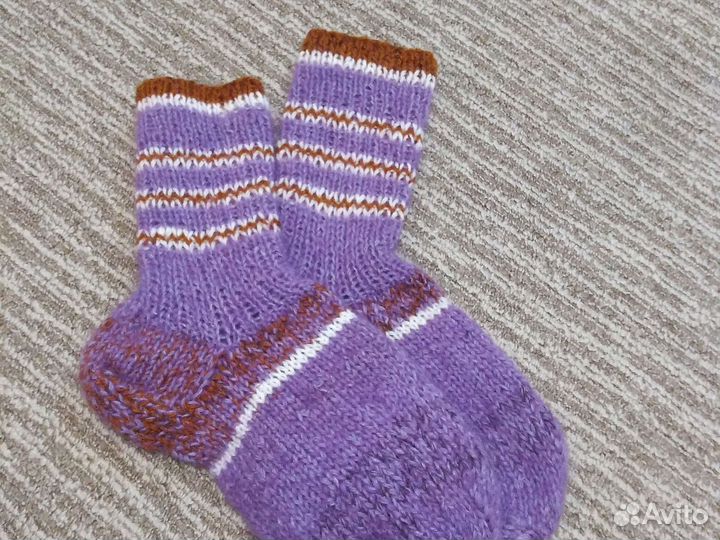 Вязаные носки