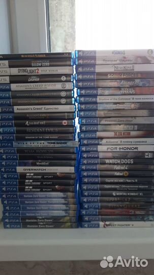 Много игр на PS4 и PS5