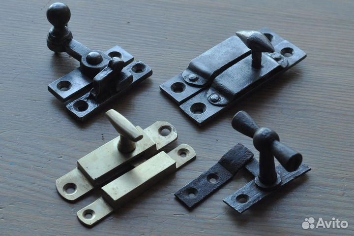 Старинные оконные завертки / фиксаторы створок