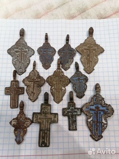 Крестики старинные нательные