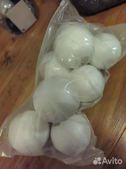 Пенопластовые шарики (заготовки для игрушек)