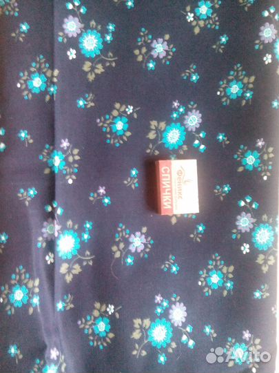 Отрез ткани плательная х/б 3,45 х 0,9 СССР