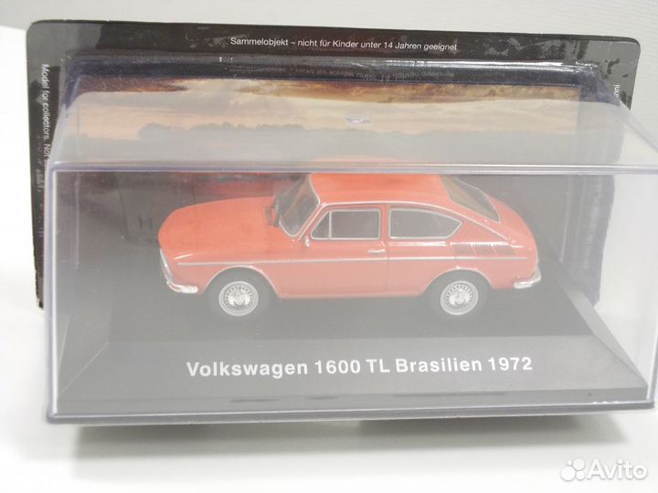 1/43 Volkswagen 1600TL Brasilien, Deagostini IXO