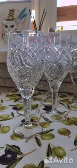 Хрустальные бокалы СССР