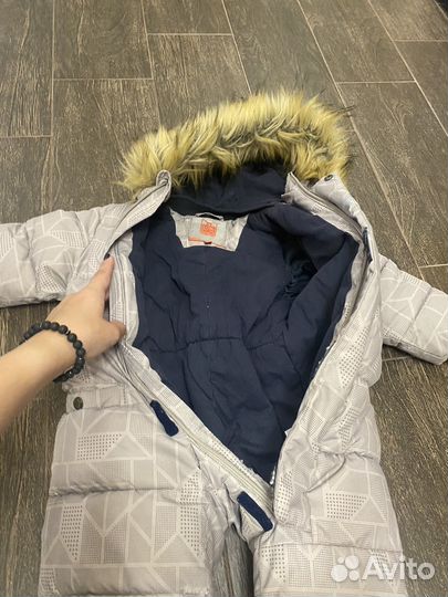 Зимний пуховик для мальчика 92