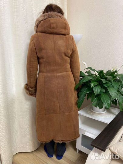 Дубленка натуральная женская 48 размер