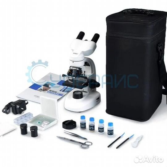 Учебный микроскоп с набором для опытов