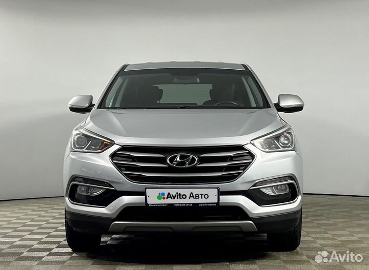 Hyundai Santa Fe 2.2 AT, 2017, 119 865 км