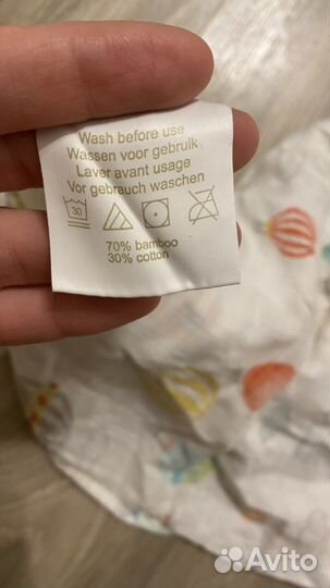 Муслиновая простынь бамбук