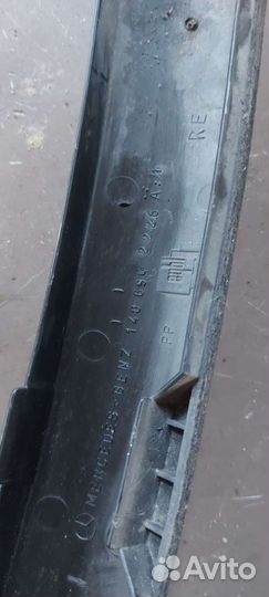 Накладки салона задние на Mercedes W140