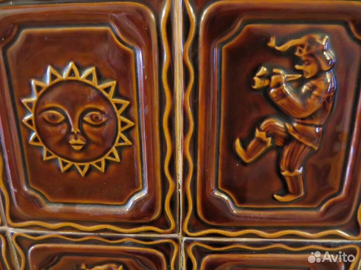 Изразцы для камина или небольшой печи