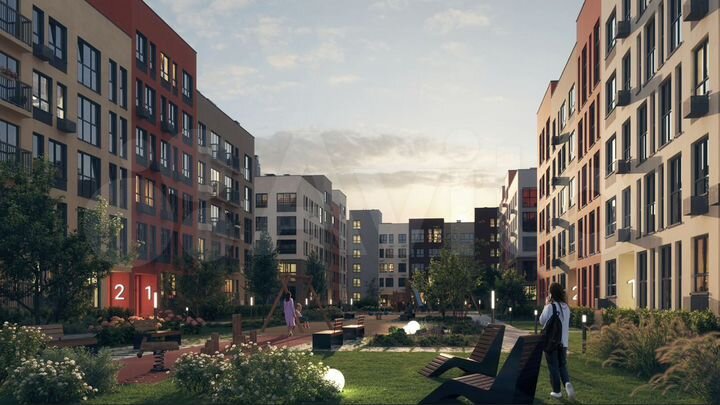 1-к. квартира, 34 м², 2/5 эт.